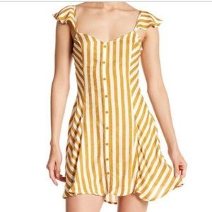 LoveFire Mustard Stripe Dress